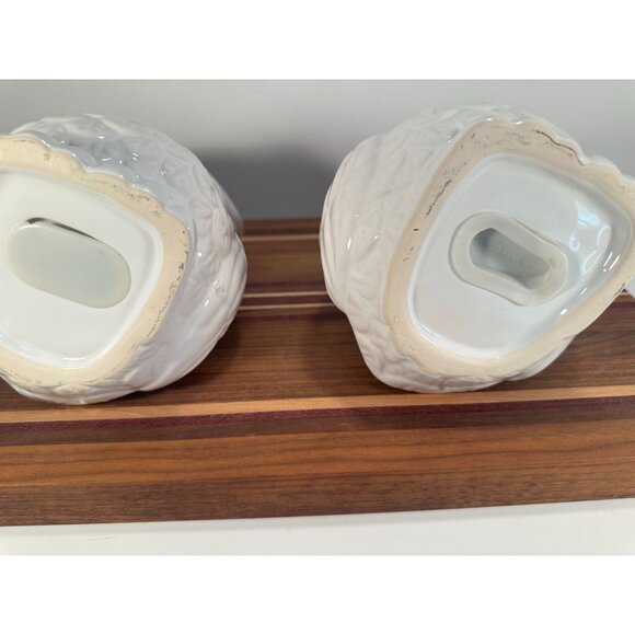 Set of 2 Ceramic Owl Coin Banks - Picture 5 of 7